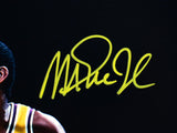 Larry Bird Magic Johnson Autographed 16x20 Spotlight Photo-Beckett W Hologram