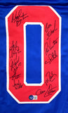 1980 Miracle On Ice Team USA Signed Blue Jersey W/19 Signatures- Beckett W Holo