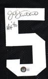 Jack Lambert Jack Ham Andy Russell Signed Black Pro Style Jersey-Beckett W Holo