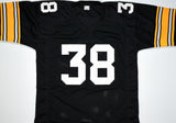 TJ Hockenson Autographed Black College Style Jersey *M8- Beckett W Hologram