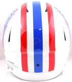 Warren Moon Autographed Houston Oilers F/S Speed Helmet w/HOF - Beckett W Holo