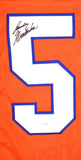 Randy Gradishar Autographed Pro Style Orange Jersey - JSA W *Black