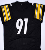 Stephon Tuitt Autographed Black Pro Style Jersey - Beckett Hologram *Black