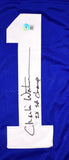 Charlie Waters Autographed Blue Pro Style Jersey w/2x SB Champs- Beckett Holo