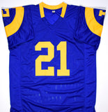 Nolan Cromwell Autographed Blue Pro Style Jersey- JSA W *Black