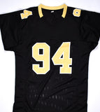 Cameron Jordan Autographed Black Pro Style Jersey-Beckett Hologram *Black