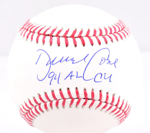 David Cone Autographed Rawlings OML Baseball w/ 94 AL CY - Beckett W Hologram