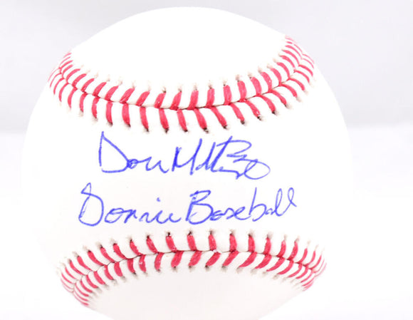 Don Mattingly Autographed Rawlings OML Baseball w/Donnie Baseball-Beckett W Holo