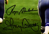 Roger Staubach Tony Dorsett Signed Cowboys 8X10  Back Photo-Beckett W Hologram