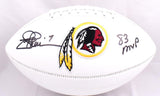 Joe Theismann Signed Washington Logo Football w/83 MVP-Beckett W Holo *Stacked