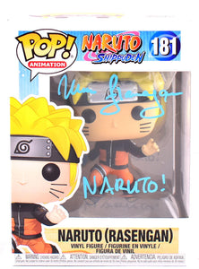 Maile Flanagan Autographed Naruto Funko Pop Figurine 181-Beckett W Hologram