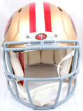 Vernon Davis Autographed 49ers Speed Authentic F/S Helmet- Beckett W Holo *Black