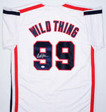 Charlie Sheen Signed Major League Ricky 'Wild Thing' Vaughn Pro Style Jersey-JSA