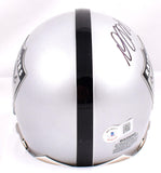 Davante Adams Autographed Raiders 1963 Mini Helmet-Beckett W Hologram *Black