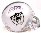 Davante Adams Autographed Raiders 1963 Mini Helmet-Beckett W Hologram *Black