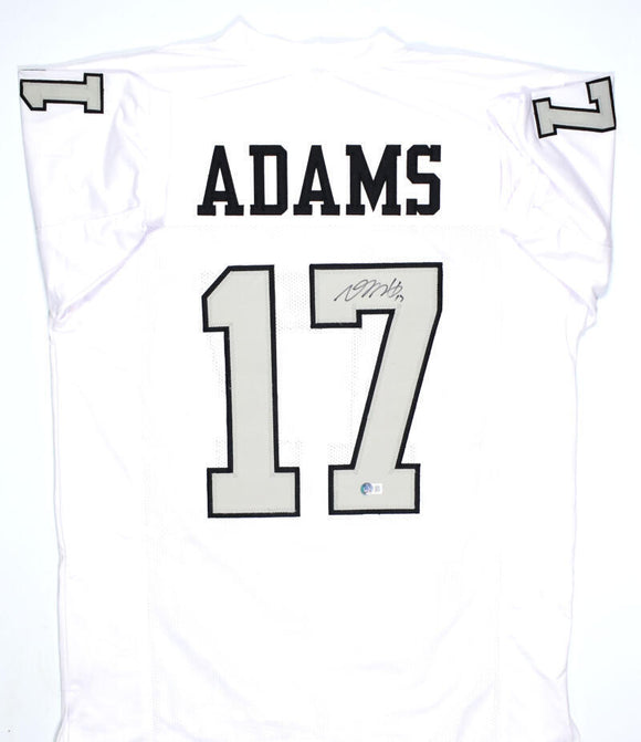 Davante Adams Autographed White Grey # Pro Style Jersey-Beckett W Hologram