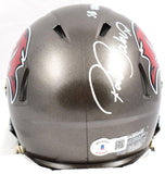 Ronde Barber Signed Buccaneers 97-13 Speed Mini Helmet w/SB Champs-BeckettW Holo