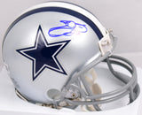 Emmitt Smith Autographed Dallas Cowboys Mini Helmet-Beckett W Hologram *Blue