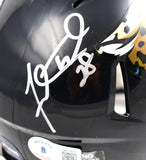 Fred Taylor Autographed Jaguars Speed Mini Helmet W/11,695 - Beckett W Hologram