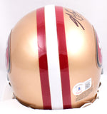 Patrick Willis Navorro Bowman Signed 49ers Mini Helmet- Beckett W Hologram