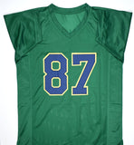 Michael Mayer Autographed Green Alt College Style Jersey-Ba W Hologram *Silver