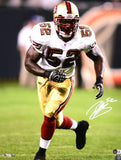 Patrick Willis Signed San Francisco 49ers 16x20 Close Up Photo- Beckett W Holo