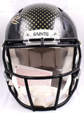 Derek Carr Autographed Saints F/S ALT 22 Speed Authentic Helmet-Beckett W Holo
