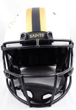 Derek Carr Autographed Saints F/S Lunar Speed Authentic Helmet-Beckett W Holo