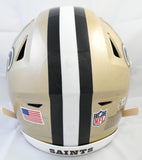 Derek Carr Autographed New Orleans Saints F/S Speedflex Helmet - Beckett W Holo