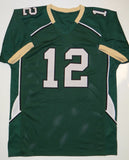 Josh Gordon Autographed Green College Style Jersey- JSA Witness Auth *2