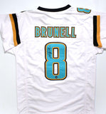 Mark Brunell Autographed White Pro Style Jersey - Prova *Black
