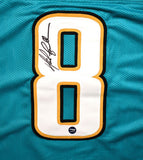 Mark Brunell Autographed Teal Pro Style Jersey - Prova *Black