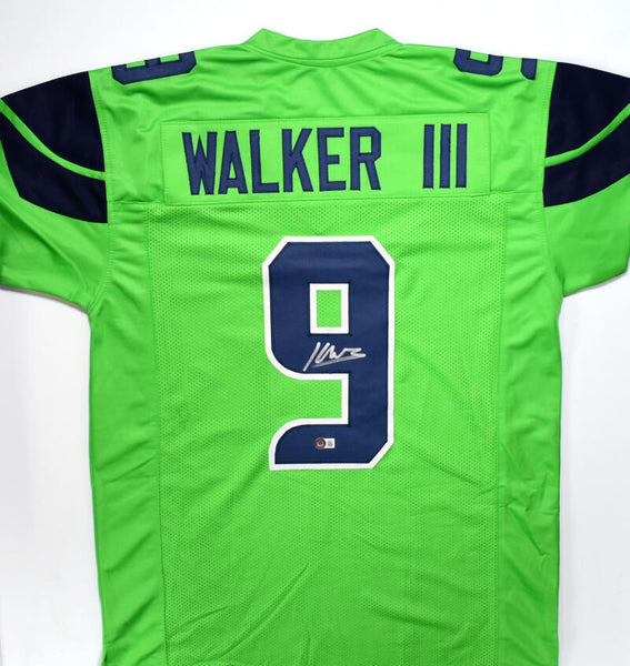 Kenneth Walker high quality III Autographed Custom Seattle Seahawks Jersey