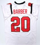 Ronde Barber Autographed White Pro Style Jersey - Beckett W Hologram *Black