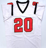 Ronde Barber Autographed White Pro Style Jersey - Beckett W Hologram *Black