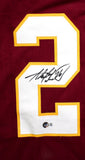 Adrian Peterson Autographed Maroon Pro Style Jersey- Beckett W Hologram *Black