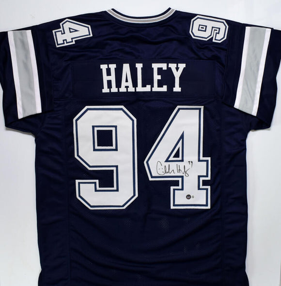 Charles Haley Autographed Blue Pro Style Jersey Beckett W Hologram B The Jersey Source