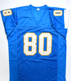 Kellen Winslow Autographed Light Blue Pro Style Jersey w/ HOF - Beckett W Holo