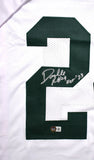 Darrelle Revis Autographed White Pro Style Jersey w/HOF - Beckett W Hologram