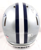 Michael Irvin Signed Cowboys F/S Speed Authentic Helmet w/3 Stats-Beckett W Holo