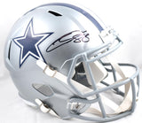 CeeDee Lamb Autographed Dallas Cowboys F/S Speed Helmet - Fanatics *Black