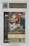 1995 Upper Deck #111 Joe Montana Auto Kansas City Chiefs BAS Autograph 10