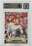 1995 Pro Line #12 Joe Montana Auto Kansas City Chiefs BAS Autograph 10