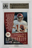 1993 Score Select #155 Joe Montana Auto Kansas City Chiefs BAS Autograph 10