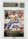 1995 Upper Deck #111 Joe Montana Auto Kansas City Chiefs BAS Autograph 10