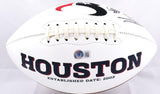 JJ Watt Autographed Houston Texans Logo Football-Beckett W Hologram *Black