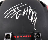 JJ Watt Autographed Houston Texans F/S Eclipse Speed Helmet - Beckett W Hologram