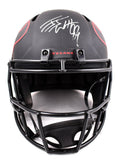 JJ Watt Autographed Houston Texans F/S Eclipse Speed Helmet - Beckett W Hologram