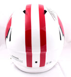 JJ Watt Autographed Wisconsin Badgers F/S Speed Helmet-Beckett W Hologram *Black