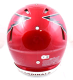 JJ Watt Autographed Cardinals F/S Flash Speed Authentic Helmet-Beckett W Holo